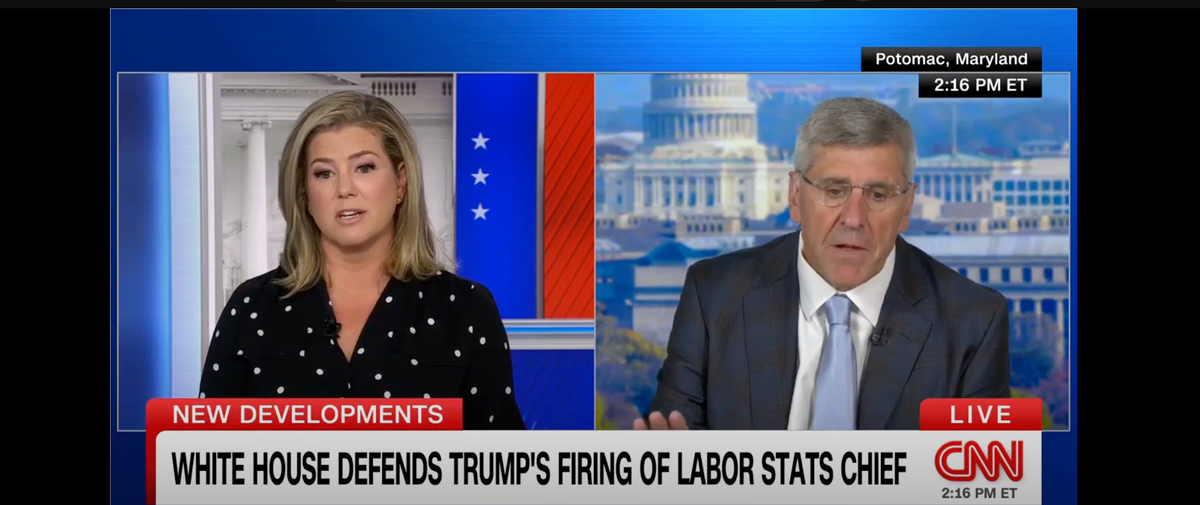 'Let's just be clear!' CNN host gets stern as former Trump official protests fact check