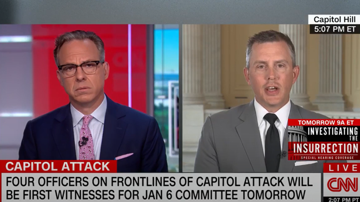'Why disdain them?' CNN's Tapper grills GOP lawmaker for bashing Cheney and Kinzinger's participation in riot hearings