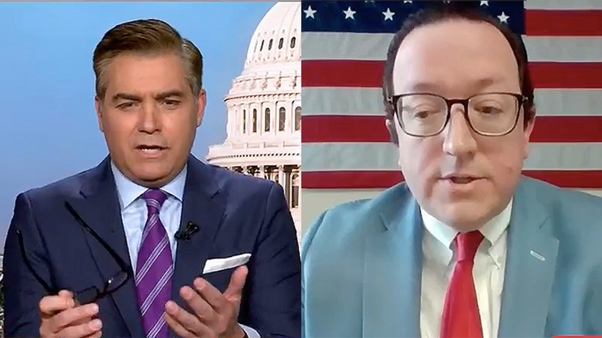 'It's horse crap!' CNN's Jim Acosta loses cool as Republican parrots Trump claims
