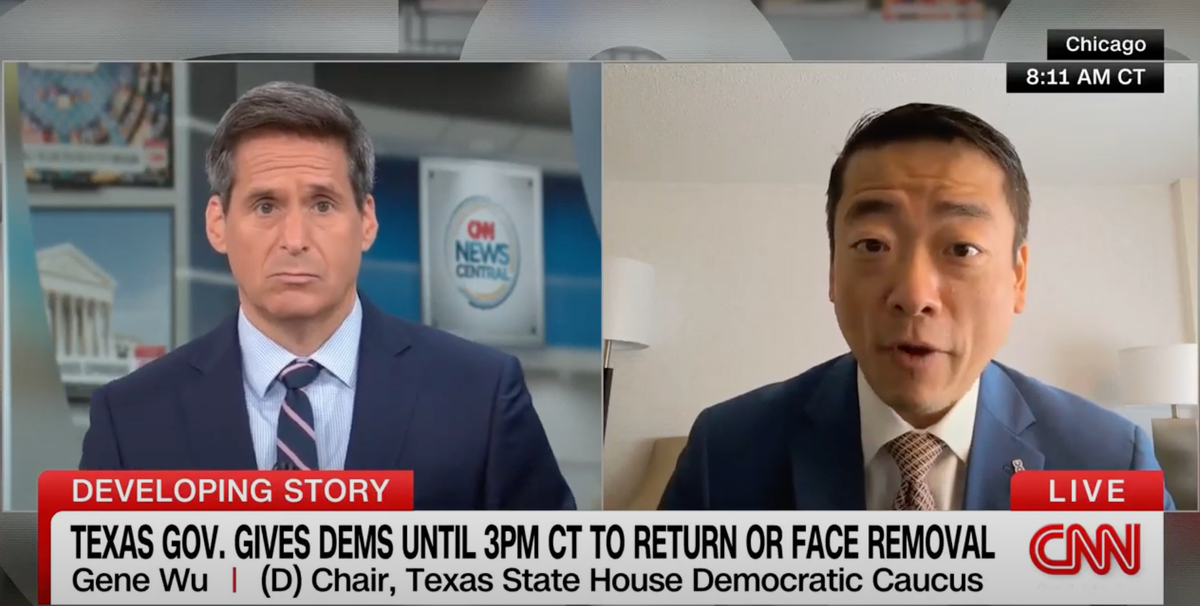 'Frankly, I don't care': Texas Dem hits back at threats as he flees state