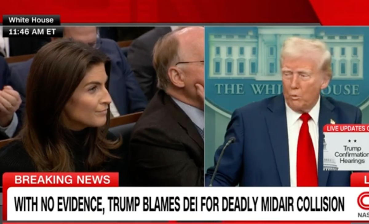 'Not a smart question': Trump insults CNN's Kaitlan Collins for challenging crash blame