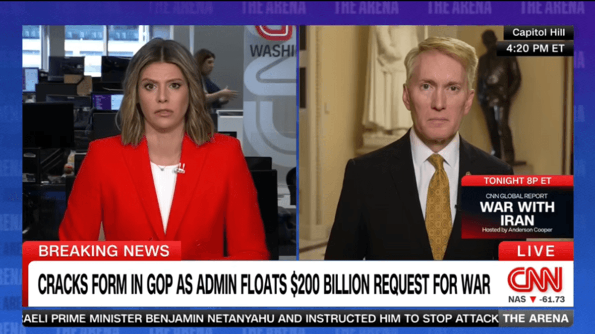 Senate Republican's own words hurled back in his face over Trump's Iran goals