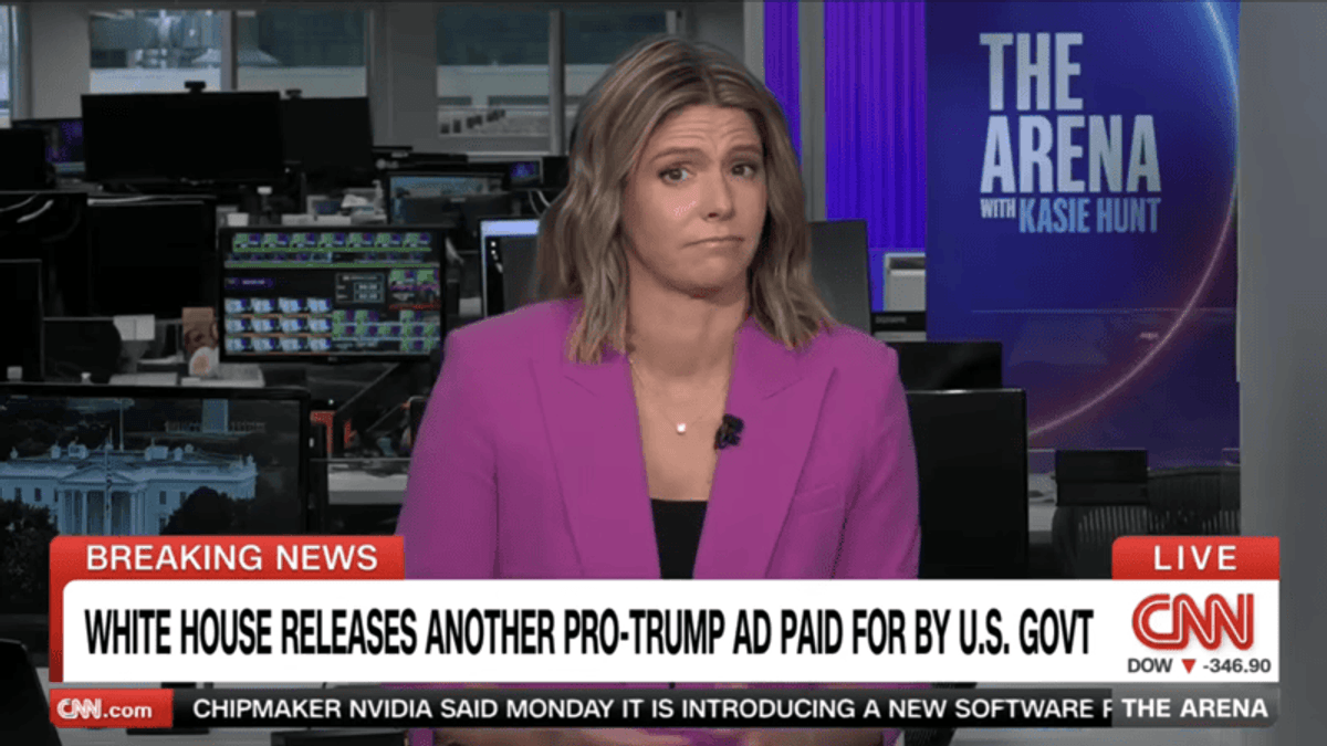 'I mean, c'mon!' Kasie Hunt slams Trump White House's defense of taxpayer-funded ad