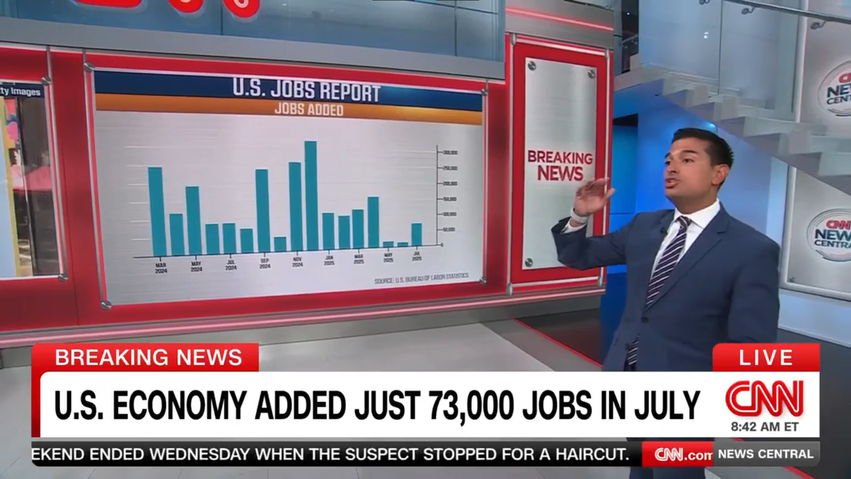 CNN stunned as awful Trump job figures show weakest month since height of Covid