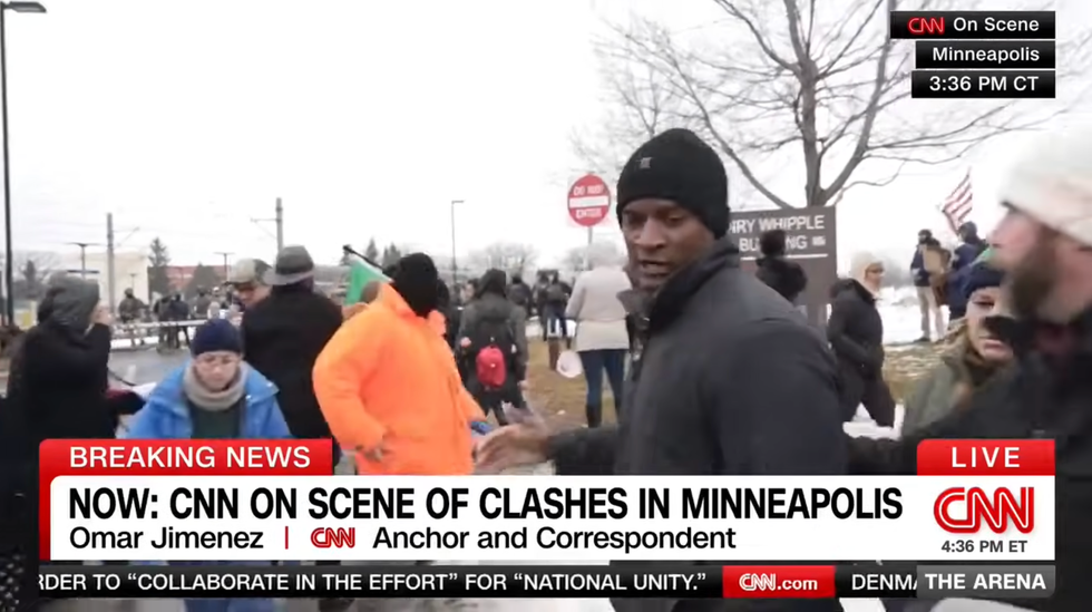 'They're tackling folks': CNN reporter sprints away on live TV as ICE chases protesters