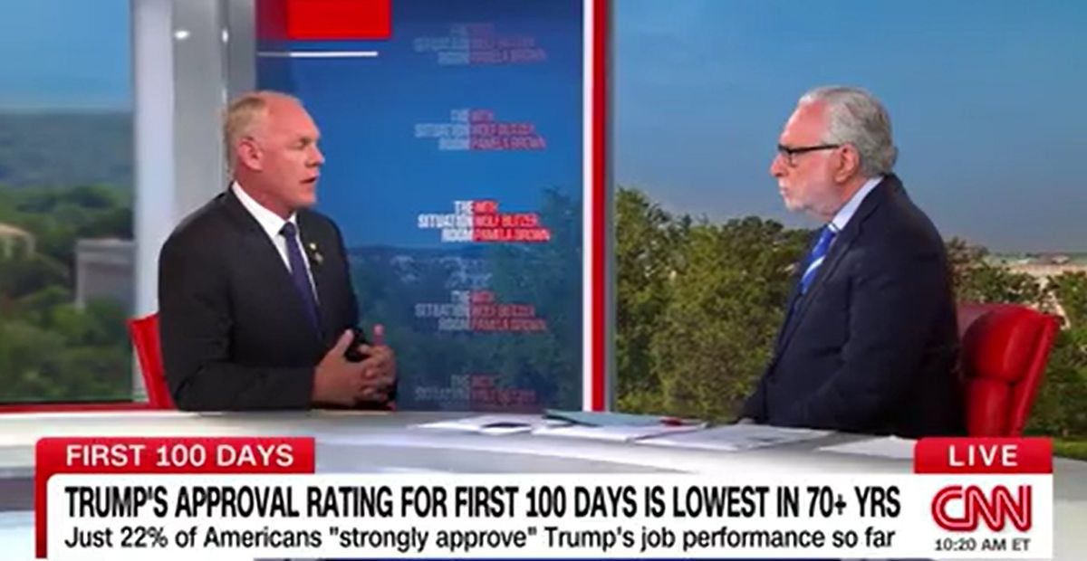 Republican cornered into admission amid barrage from CNN's Wolf Blitzer: 'Not doing well'
