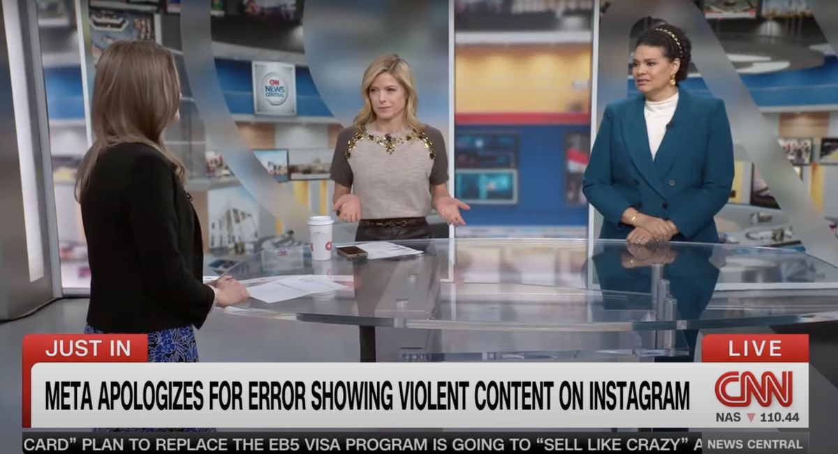 CNN anchors bewildered by Instagram 'glitch' that served reels of 'people being killed'