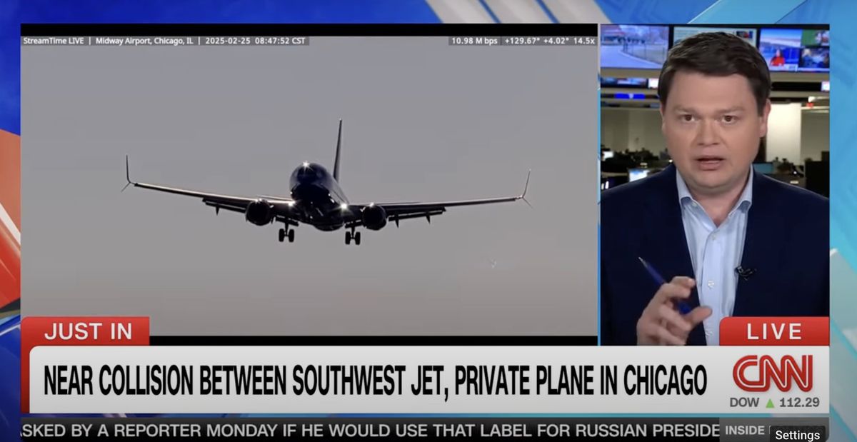 Watch: Stunning video shows landing passenger plane almost collide with private jet