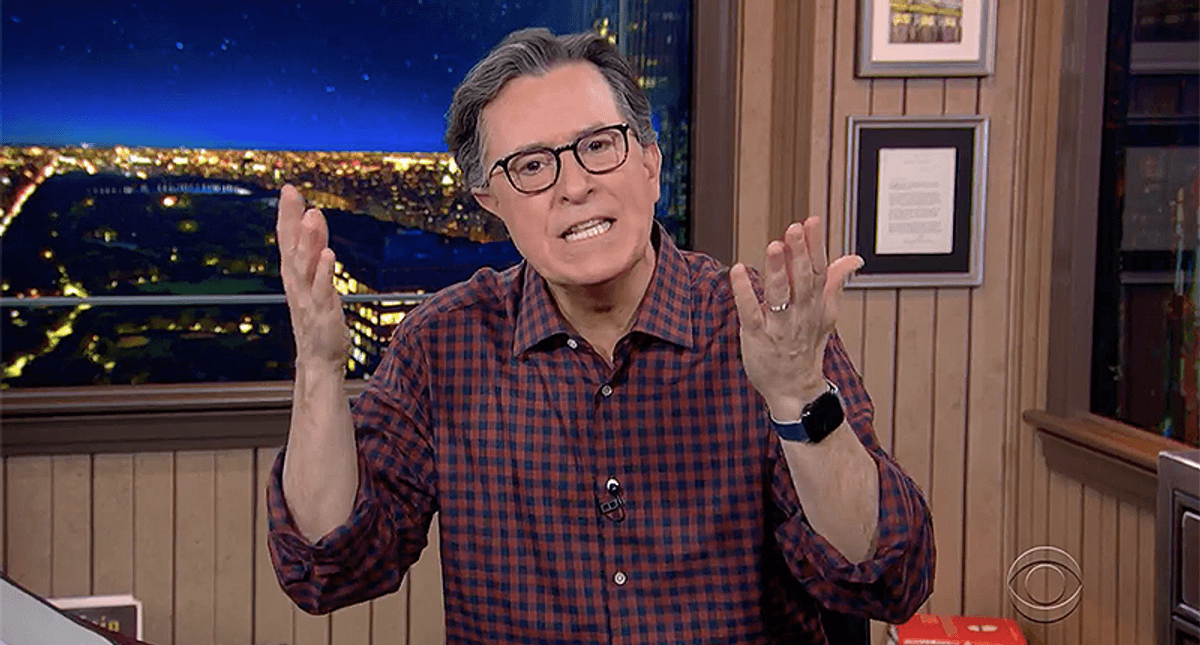 Colbert knocks Trump for his second impeachment: You're getting 'fired while you're getting fired!'