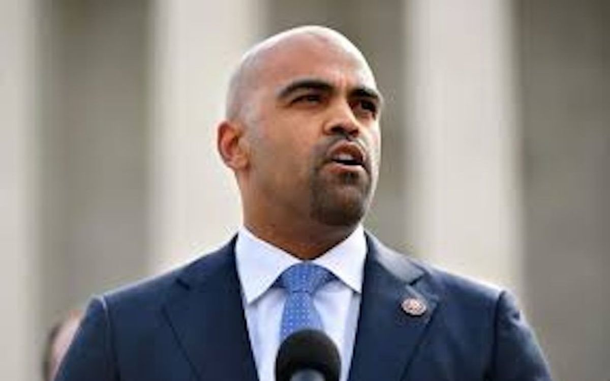 Colin Allred keeps Kamala Harris at arms length as he makes a play for the center