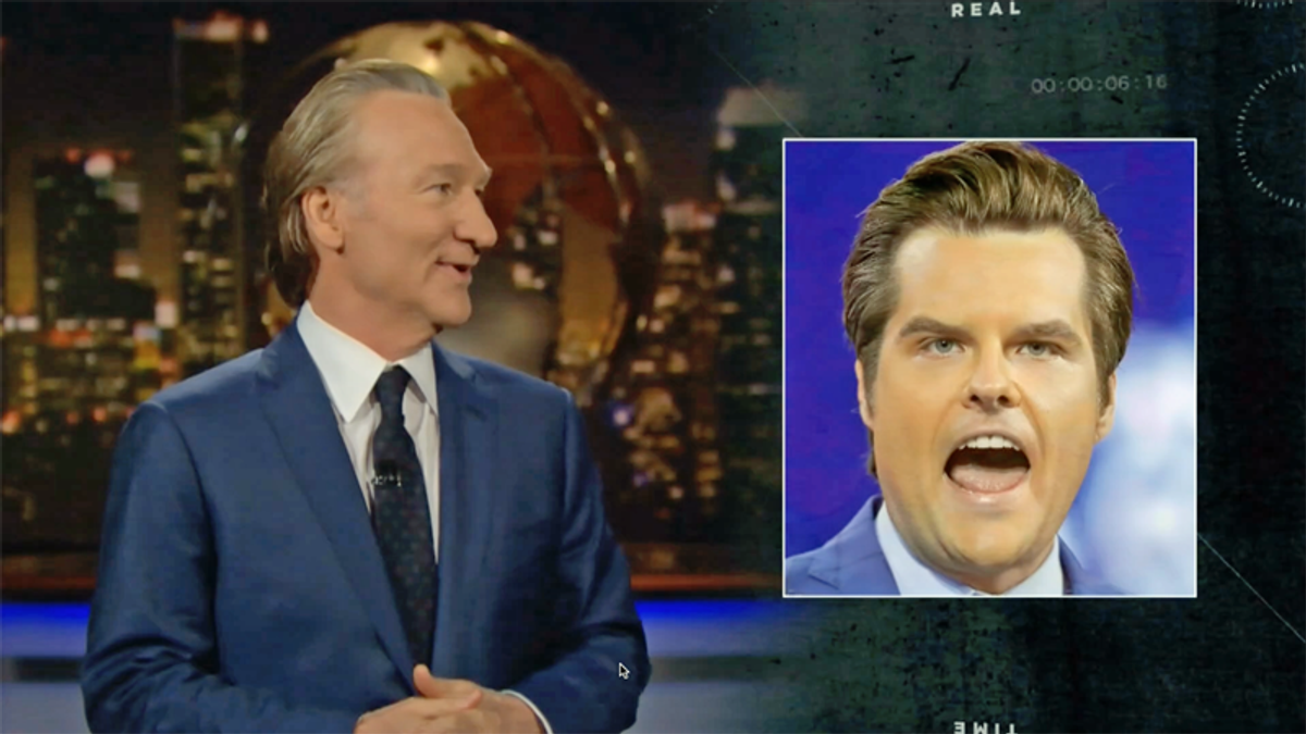 WATCH: Bill Maher roasts Matt Gaetz over salacious sex scandals