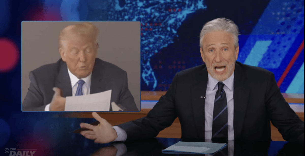 'Daily Show' host Jon Stewart unleashes profane rant tearing apart Trump’s 'day one' plan