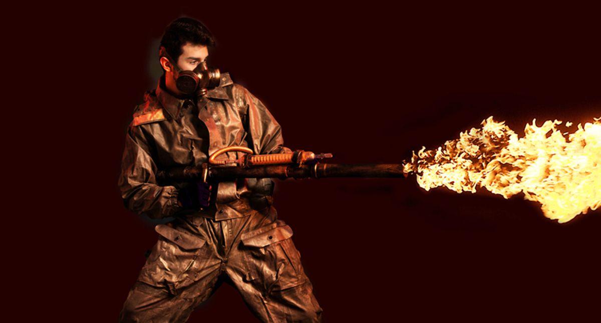 Flamethrower-wielding anti-vaxxer planned 'citizens arrests' of Dem governors -- and has now been arrested