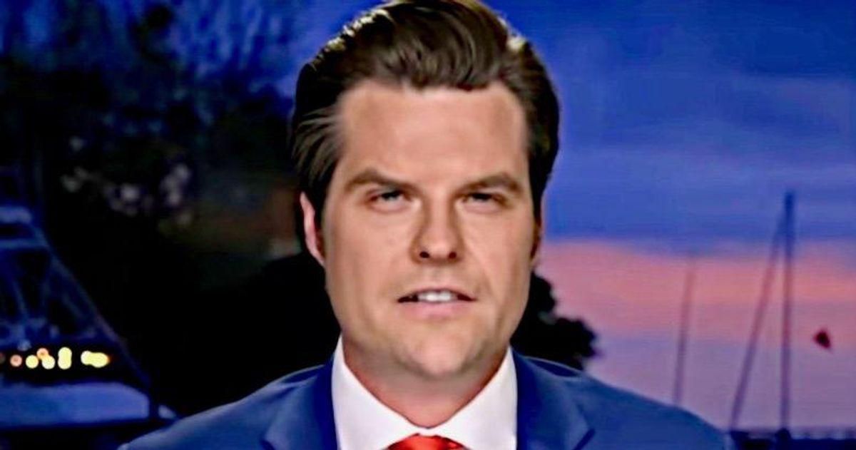 Matt Gaetz pushes photo of text proving extortion plot after Times breaks report he was begging for pardons