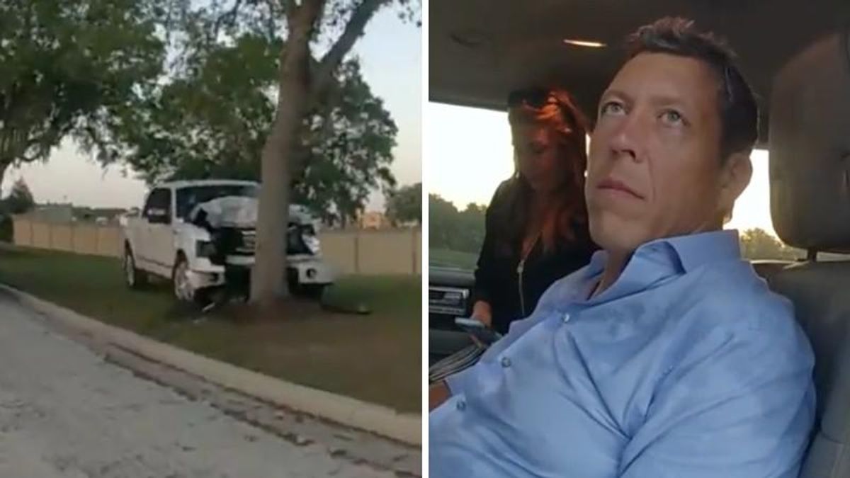 Florida GOP official claims DUI investigation is a 'witch hunt' after crashing head-on into tree