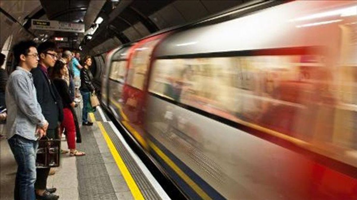 COVID fears blamed for surge in falls on London's Tube