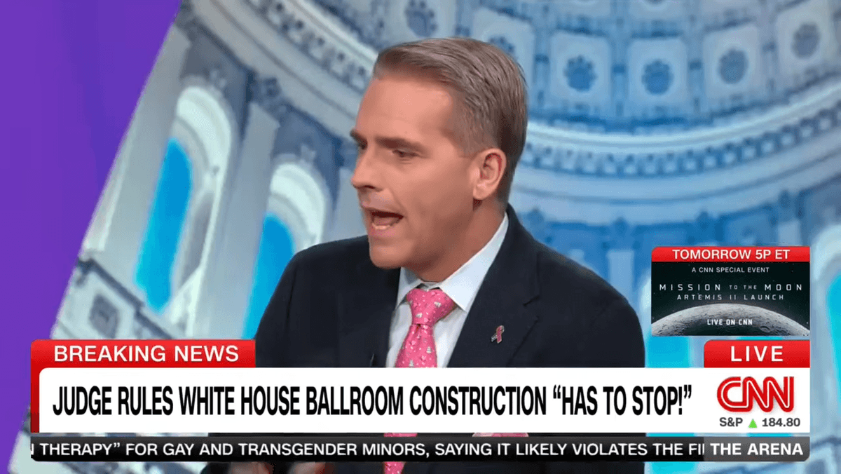 MAGA commentator gets testy on CNN over White House ballroom: 'Are you really that mad?'