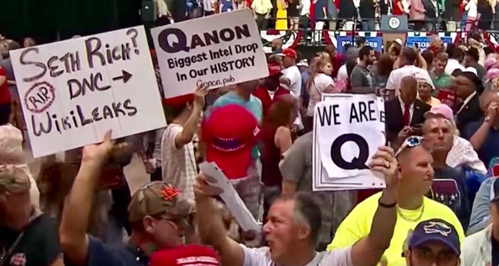 QAnon cultist who abandoned her family is now in a behavioral health center