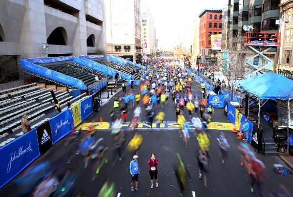 Participants in Boston Marathon mindful of tragedy
