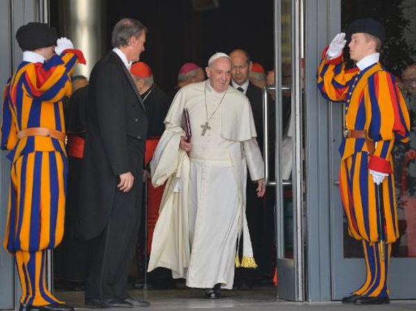 Pope names 19 new cardinals as Benedict XVI looks on