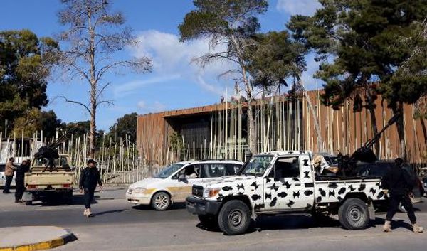 Heavy gunfire reported near parliament in Libya capital Tripoli