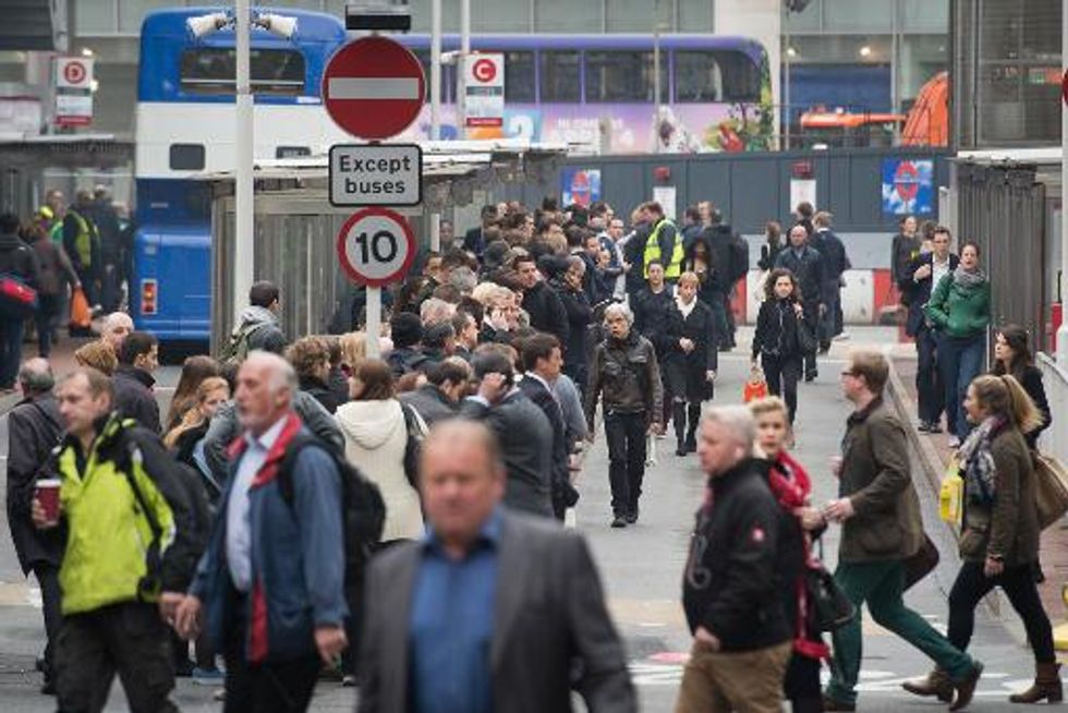 Crowds and congestion as London Underground strike hits commuters