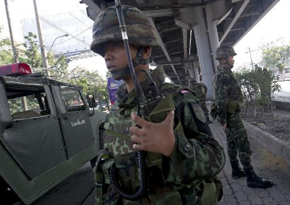 Thai pro-government leader shot, protesters vow to fight on despite state of emergency