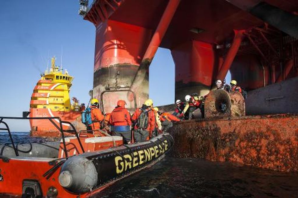Norway removes Greenpeace ship from contested Arctic drill site