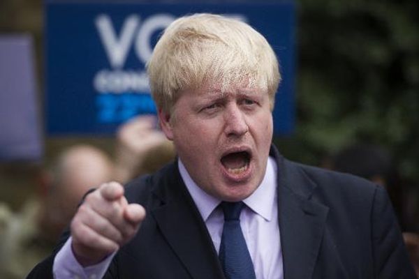 London Mayor Boris Johnson offers to be blasted by water cannon to show they're safe