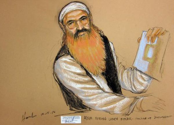 Self-proclaimed 9/11 mastermind Khalid Sheikh Mohammed now says Koran 'forbids' violence to spread Islam