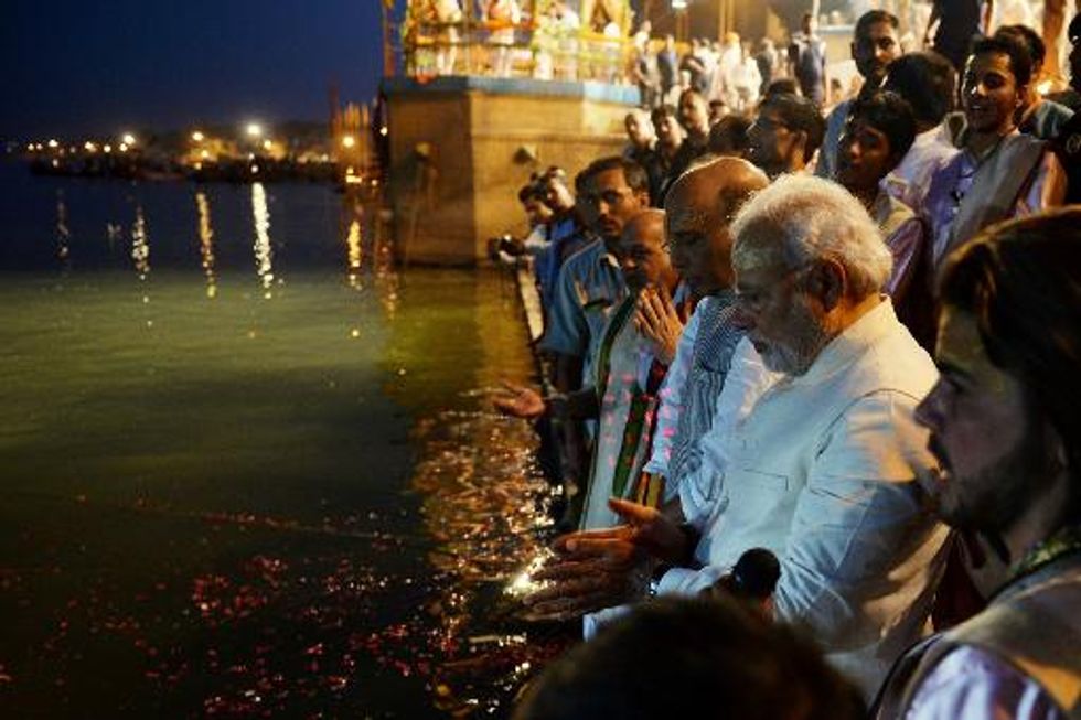 India's new PM Narendra Modi vows to clean up Ganges River