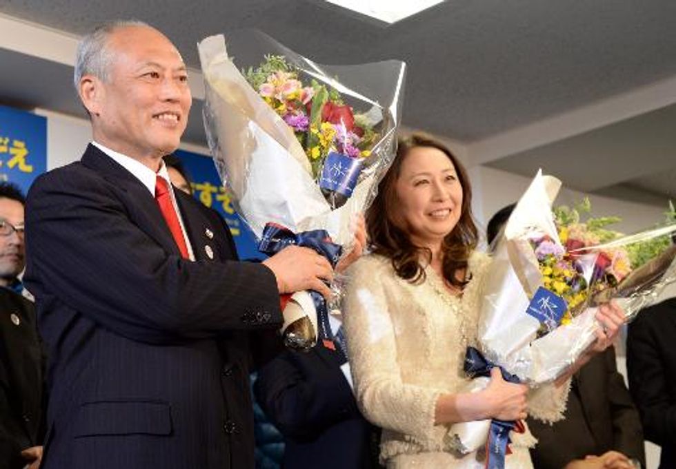 Japan's Prime Minister Shinzo Abe hails election of pro-nuclear Tokyo governor