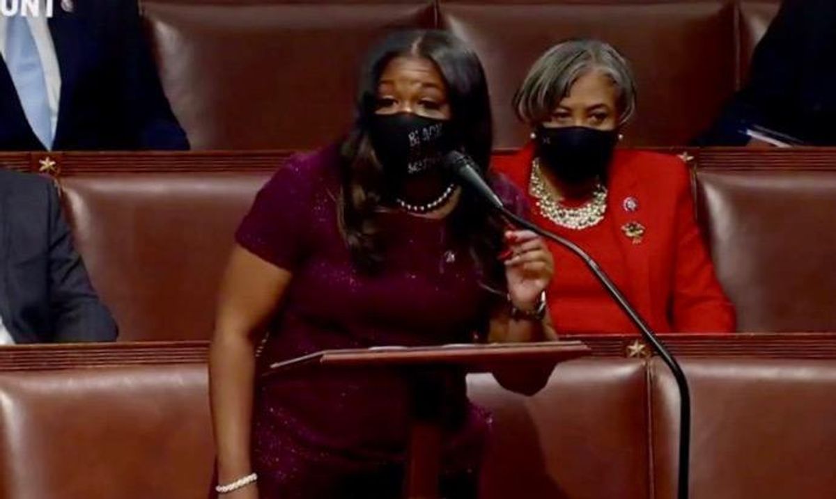 WATCH: Cori Bush booed by House GOP for denouncing white supremacy