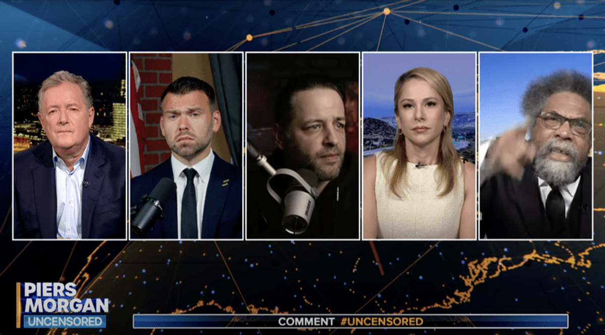 'Lunatic!' Irate liberal storms off Piers Morgan's show as Charlie Kirk debate gets heated