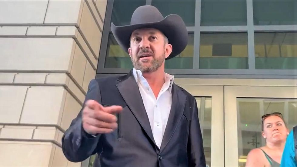 Election deniers rally behind an unrepentant Couy Griffin after court removes the Cowboys for Trump founder from office