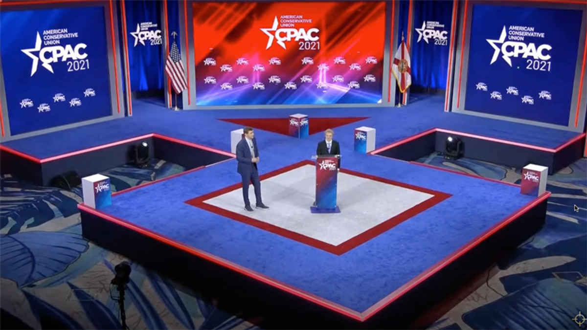 CPAC lashes out at Hyatt after hotel chain says stage resembling a Nazi rune is 'abhorrent'