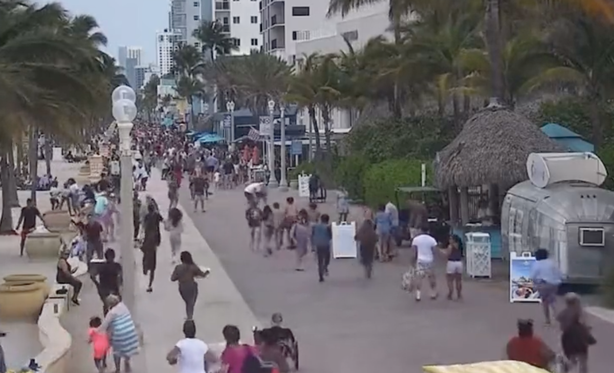 Gunfire in Hollywood Beach, Fla., sends crowds racing for safety