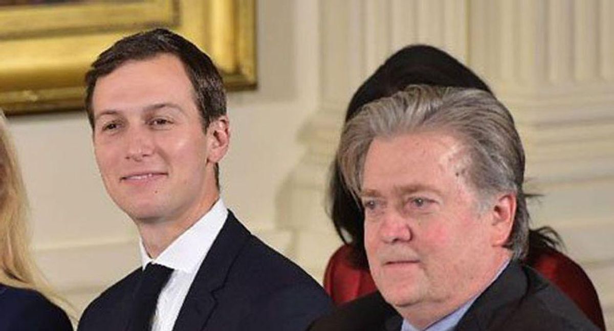 Jared Kushner was 'dedicated' in his hatred of Steve Bannon -- and encouraged Bill Barr to indict him: report