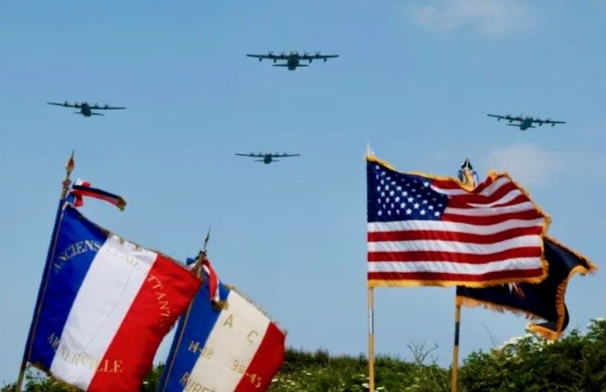 Macron lauds 'spirit of sacrifice' as D-Day marked under Ukraine shadow