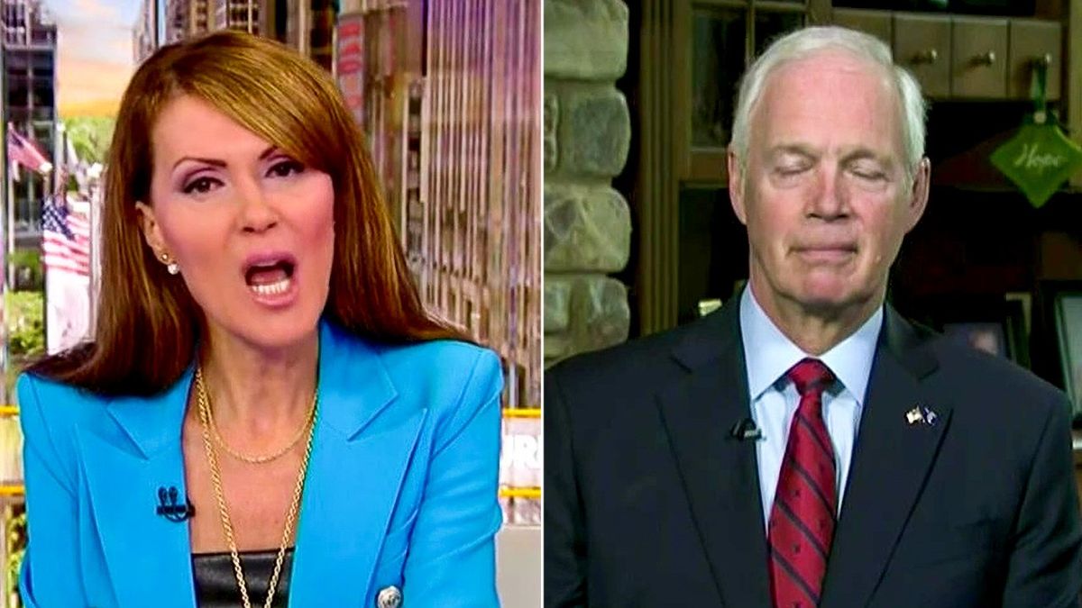 Fox News host blows up at Ron Johnson over 'racist' solar panels in Africa