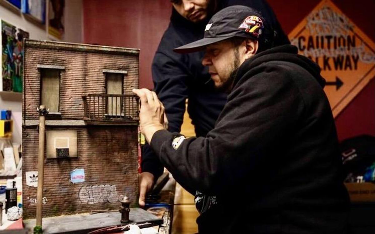 New York artist turns tiny hip-hop street scenes into profitable business