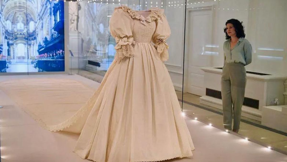 Diana's iconic wedding dress is star of royal fashion exhibit