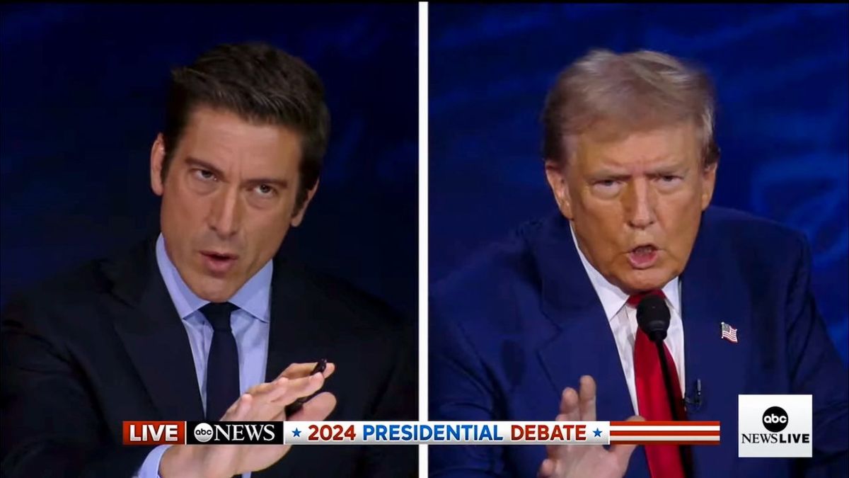 'I didn't detect the sarcasm': ABC debate host hits Trump after he flip-flops on 2020 loss
