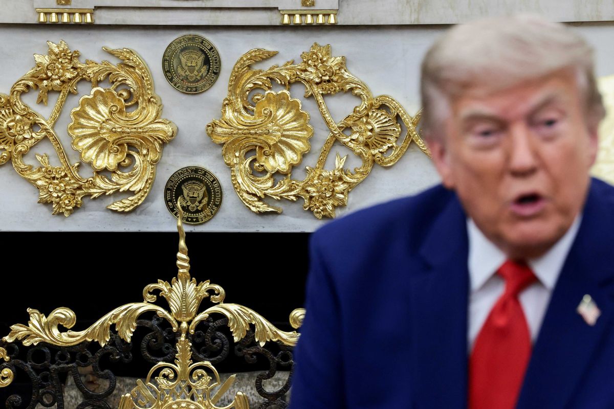 Critics mock video tour of Trump's gold Oval Office makeover: 'Took a very wrong turn'