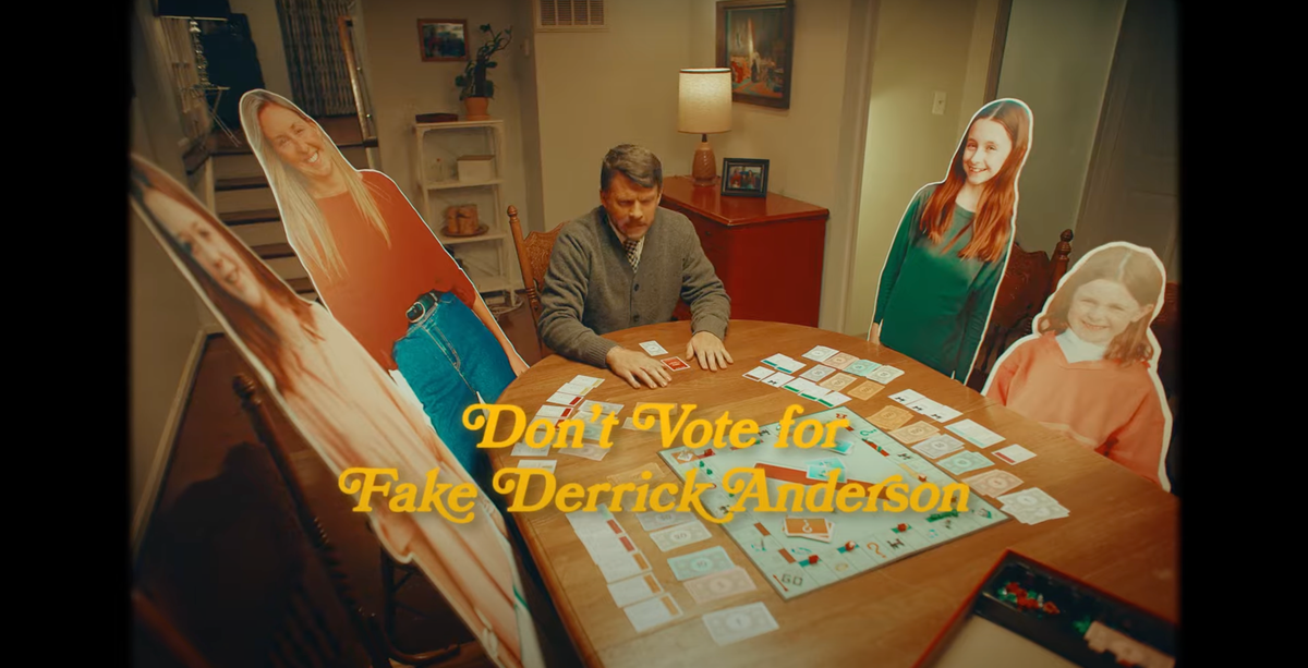 'Cease and desist': Republican demands Dem opponent stop mocking his 'fake wife and kids'