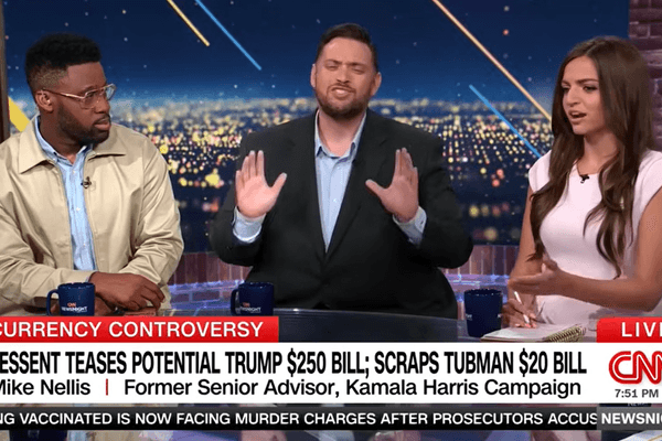 'Stop, my god': Fiery CNN debate breaks out with Trump loyalists over faces on money
