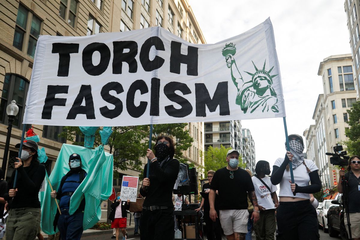 Unlikely allies unite against Trump’s ‘hate and fascism’