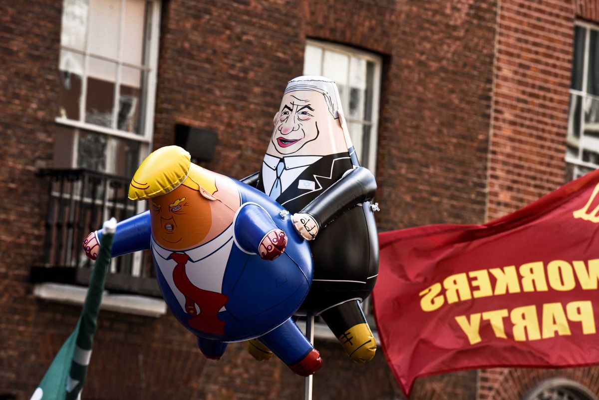 Humiliation for Trump as Ireland flocks to the streets with enormous and lewd balloons