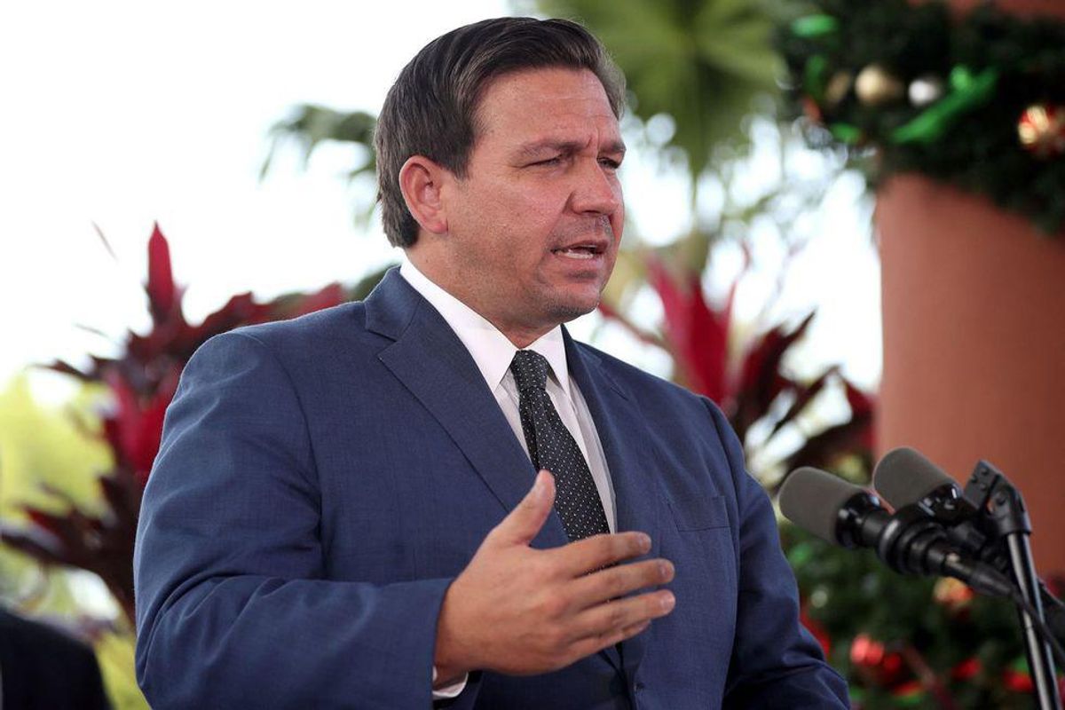 Ron DeSantis whines about Biden 'singling out' Florida after state smashes COVID hospitalization record