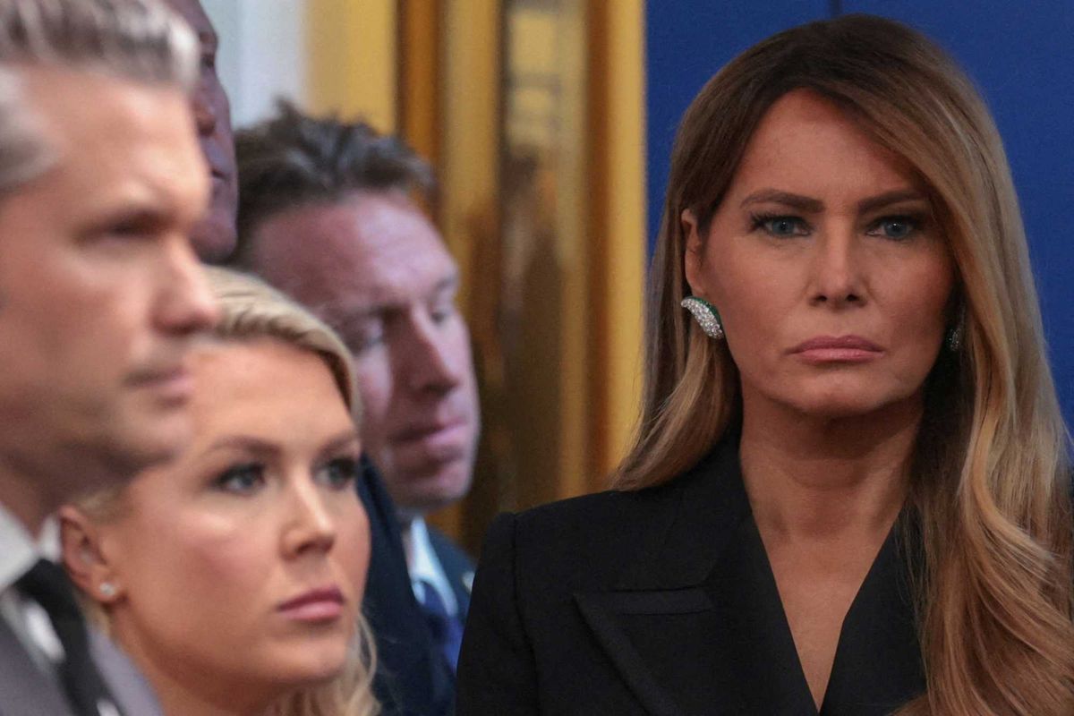 Melania blows off Rose Garden event where Trump praised her hard work